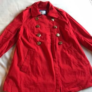 Red Trenchcoat Jacket